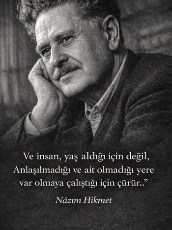 Nazım Hikmet- Mavi Gözlü Dev’in Bitmeyen Şiiri. Türk edebiyatının en güçlü kalemlerinden biri ol.jpg
